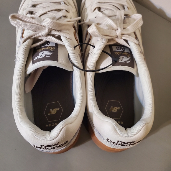 New Balance 480 Sneaker Andrew Reynolds skate shoes Sea Salt Brown Mens 13 Shoes - Picture 6 of 9